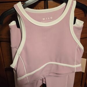 Wilo Women's Light Pink Track Pants & Joggers